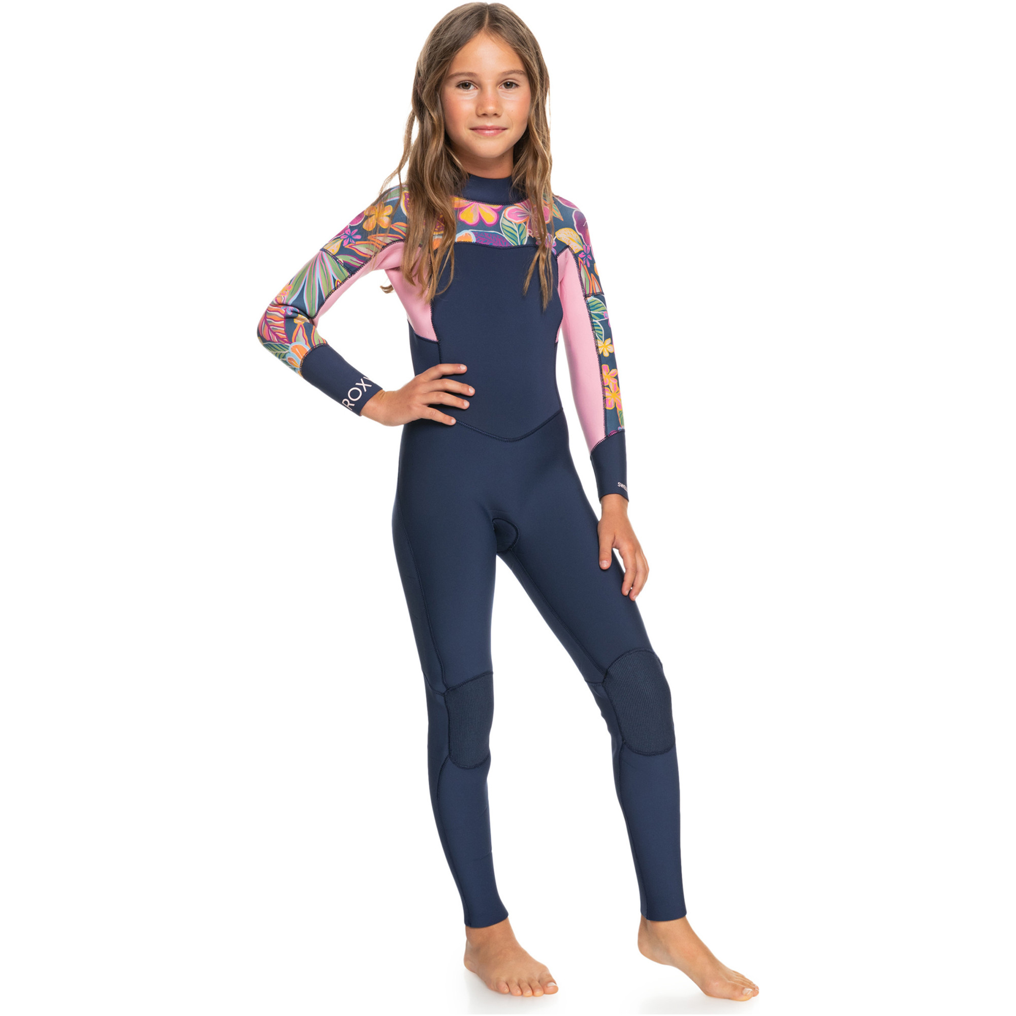 2024 Roxy Girls Swell Series 4 3mm GBS Back Zip Wetsuit ERGW103057